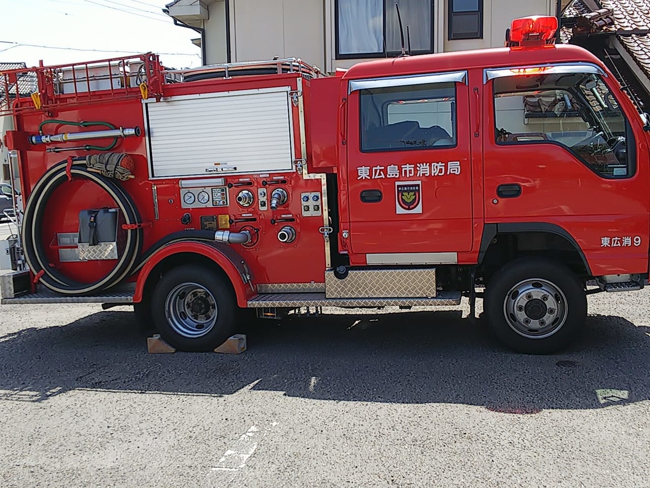 東広島市の消防車