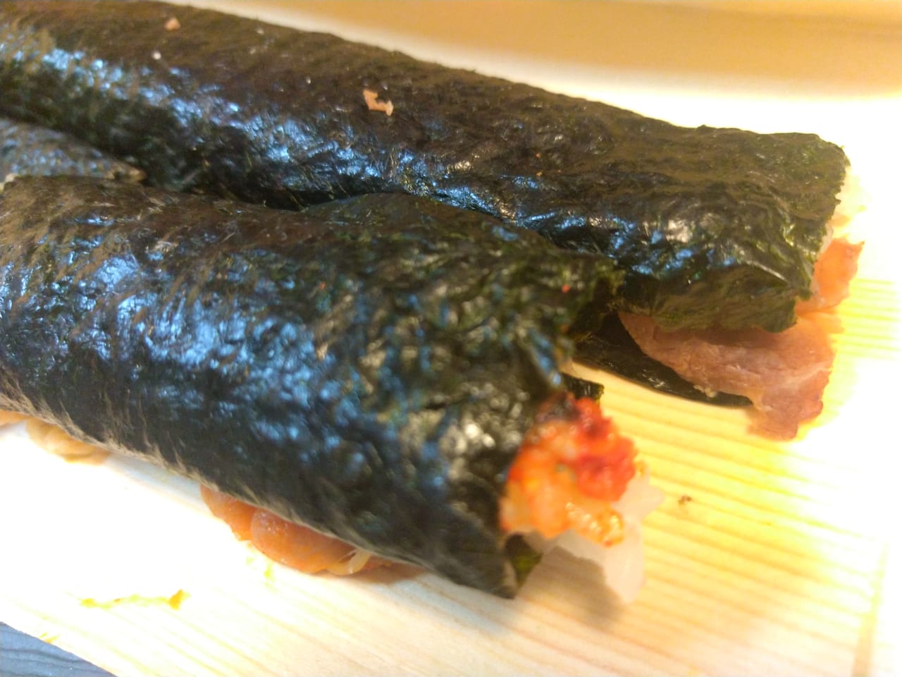 「むさしの恵方巻」（ぴりっと辛い牛肉甘辛煮）