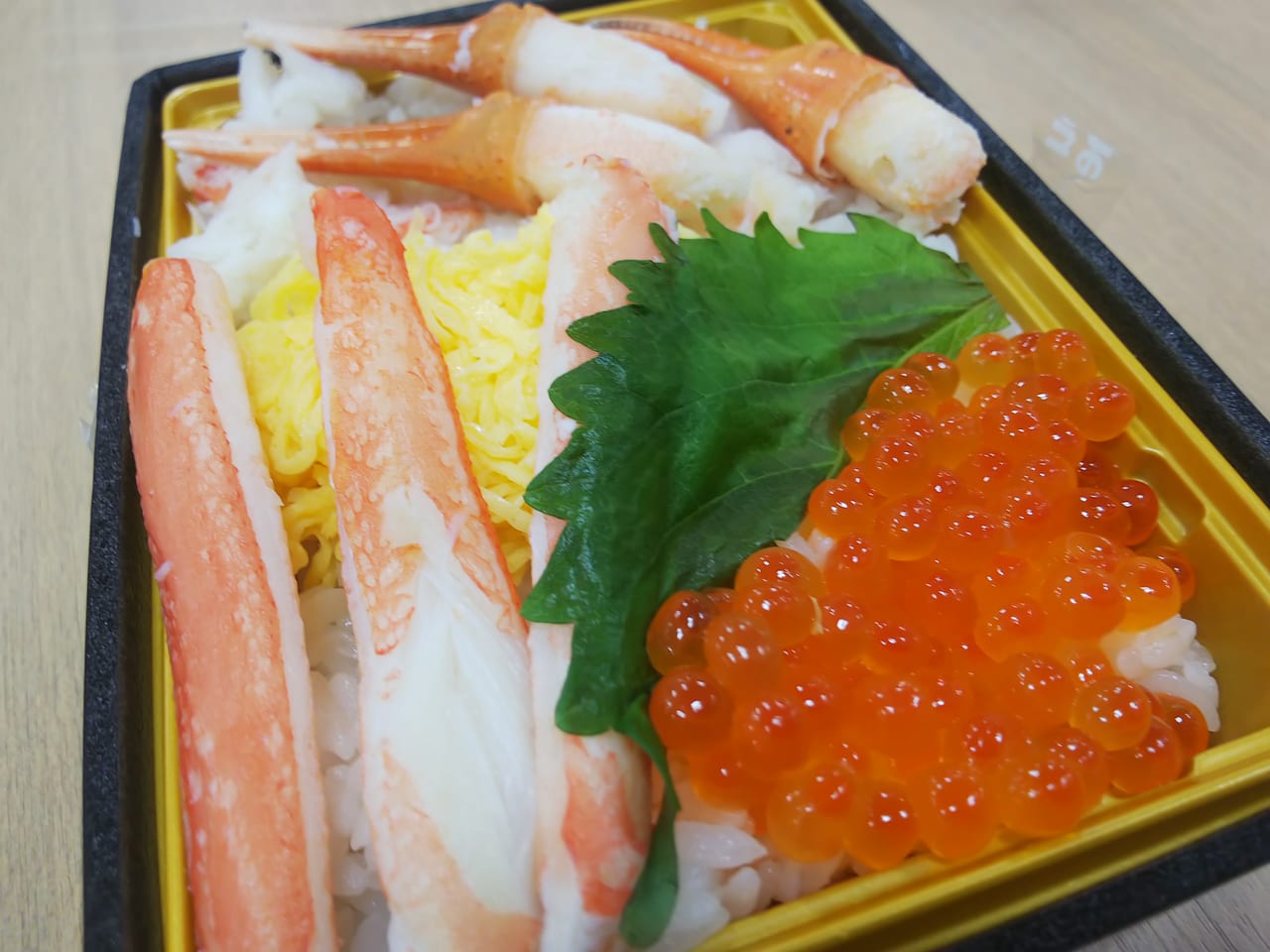 ゆめタウン東広島の北海道フェアの海鮮弁当