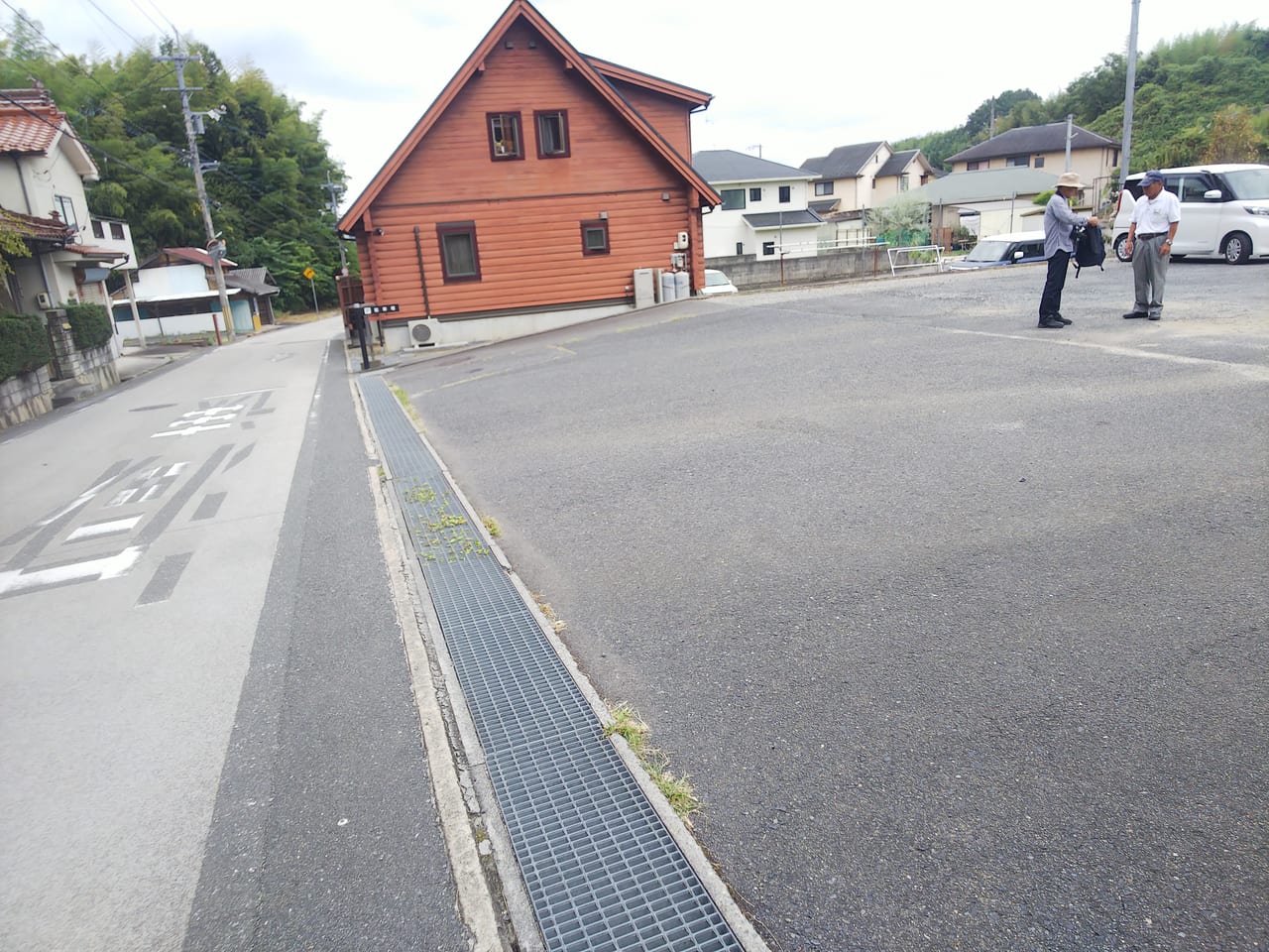 白市の街並み（駐車場）