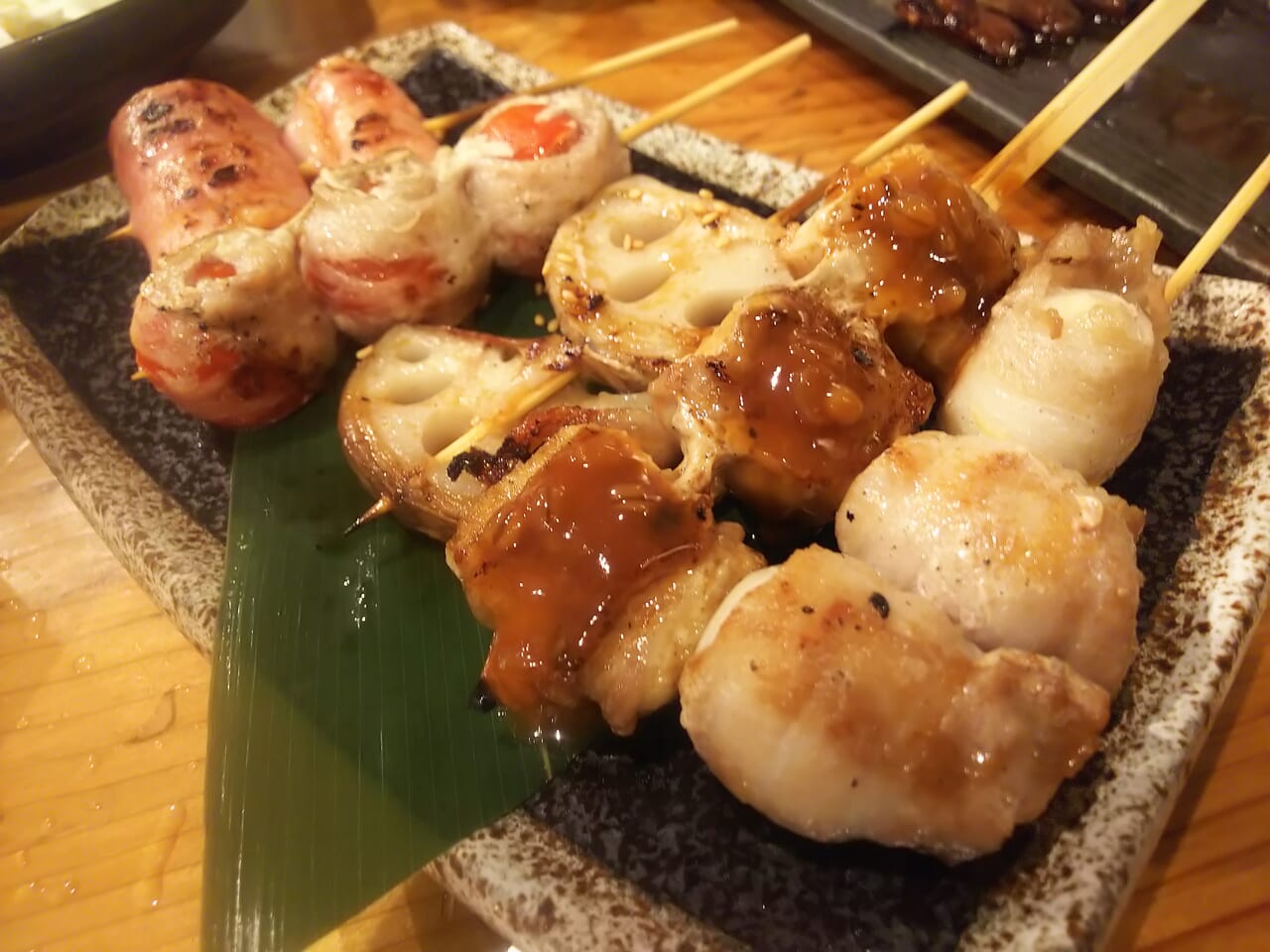 地酒と野菜肉巻き串 ちゅうしん蔵